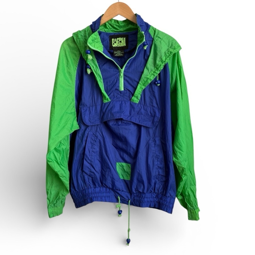 Vintage 90s Laguna Colorblock Windbreaker Men’s Large